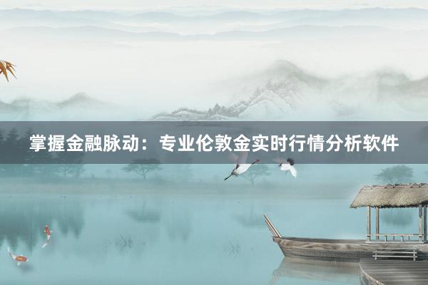 掌握金融脉动：专业伦敦金实时行情分析软件