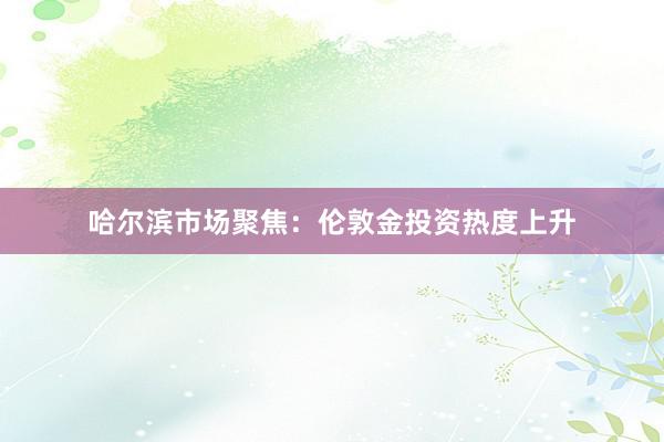 哈尔滨市场聚焦：伦敦金投资热度上升